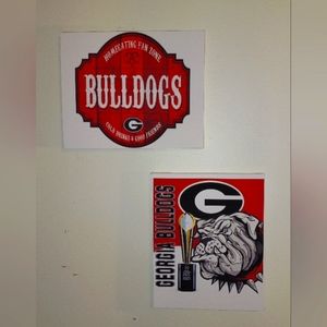2 GA Bulldogs 8x10 Canvas Set